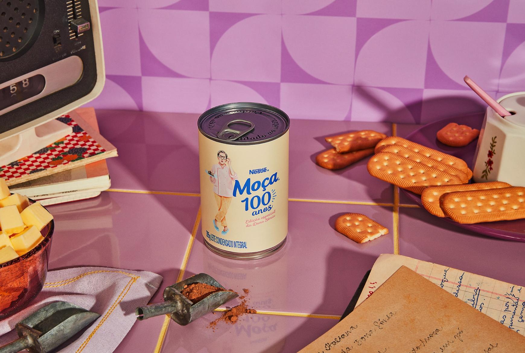 Leite Moça Design Ad - Moça 100