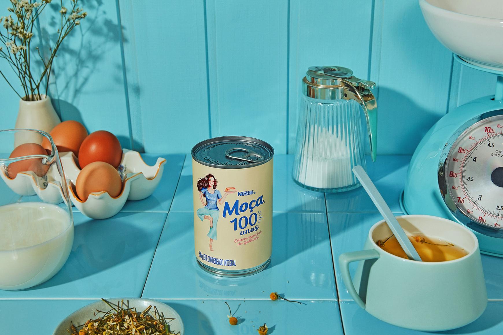 Leite Moça Design Ad - Moça 100