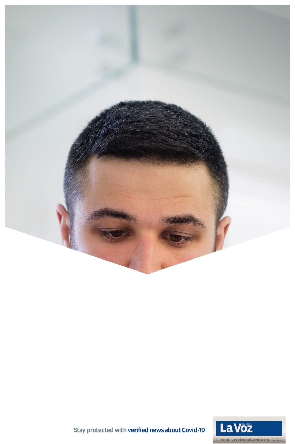 La Voz del Interior Print Ad - Stay Protected with verified news