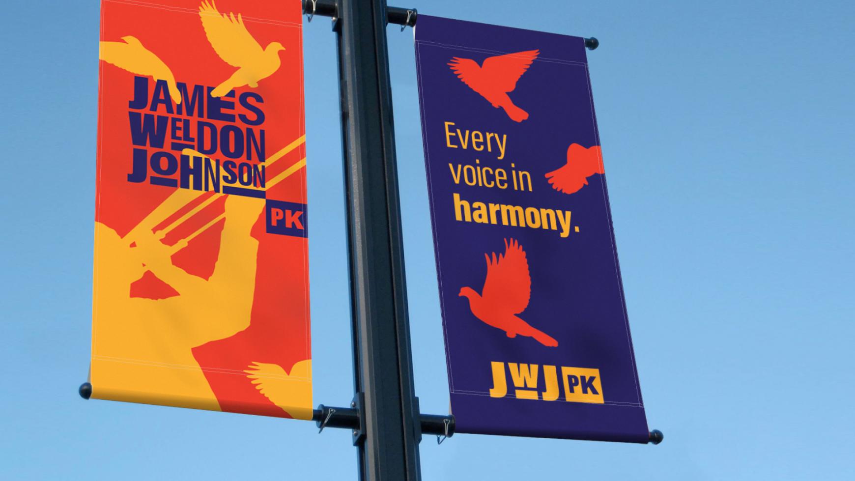 James Weldon Johnson Park Design Ad - Every Voice in Harmony