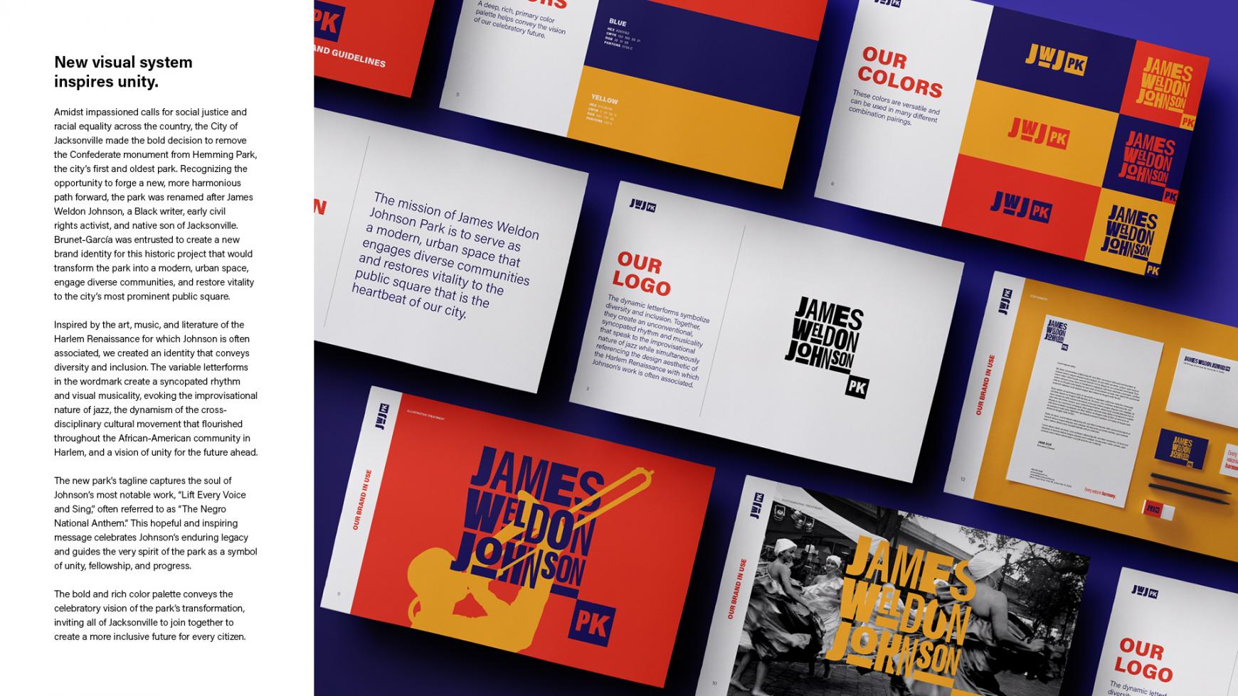 James Weldon Johnson Park Design Ad - Every Voice in Harmony