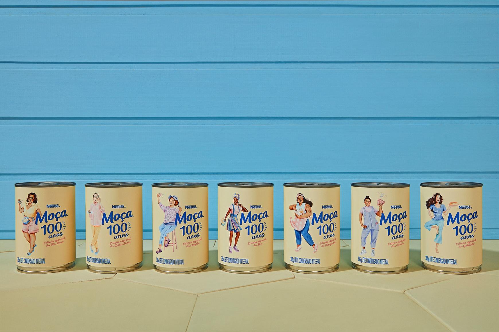 Leite Moça Design Ad - Moça 100