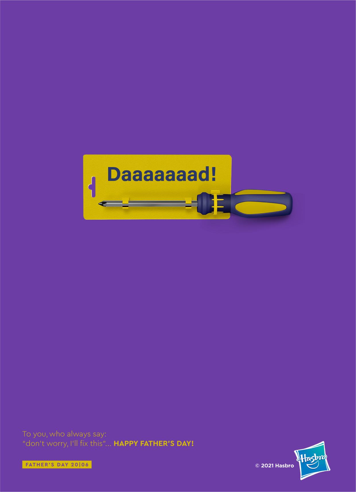 Hasbro Print Ad - Daaaaad!