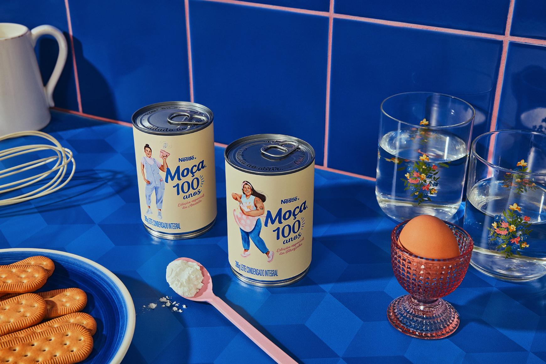 Leite Moça Design Ad - Moça 100