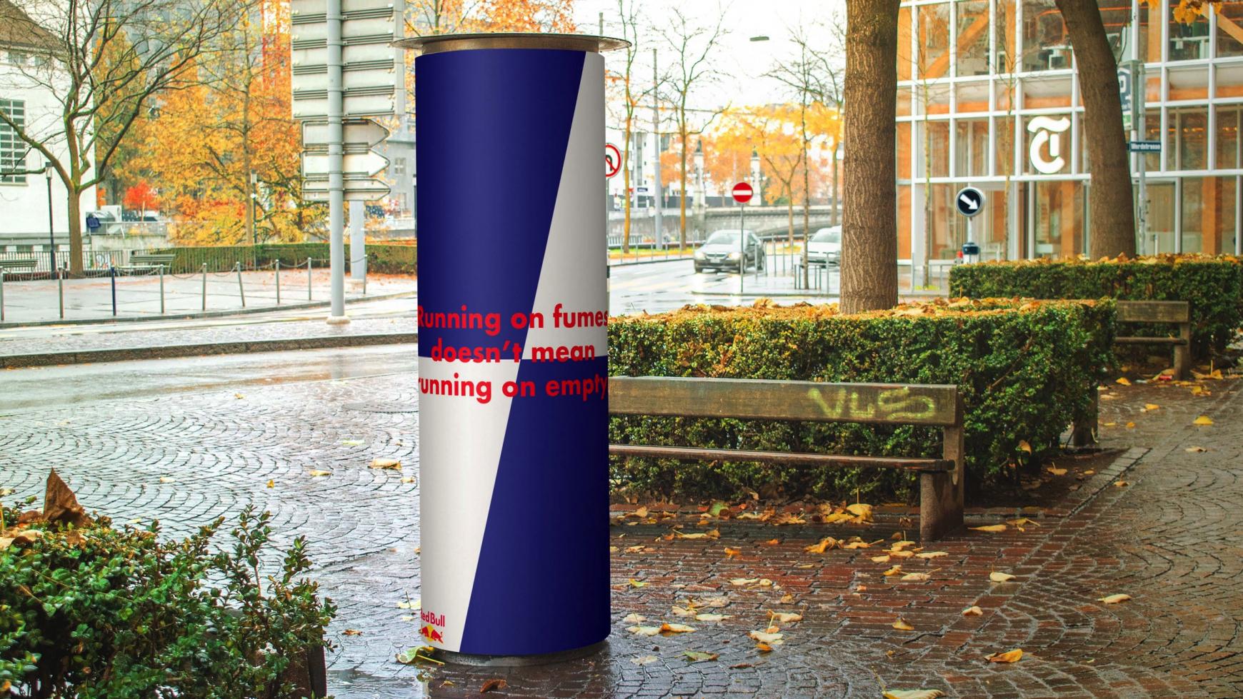 Red Bull Outdoor Ad - Keep going