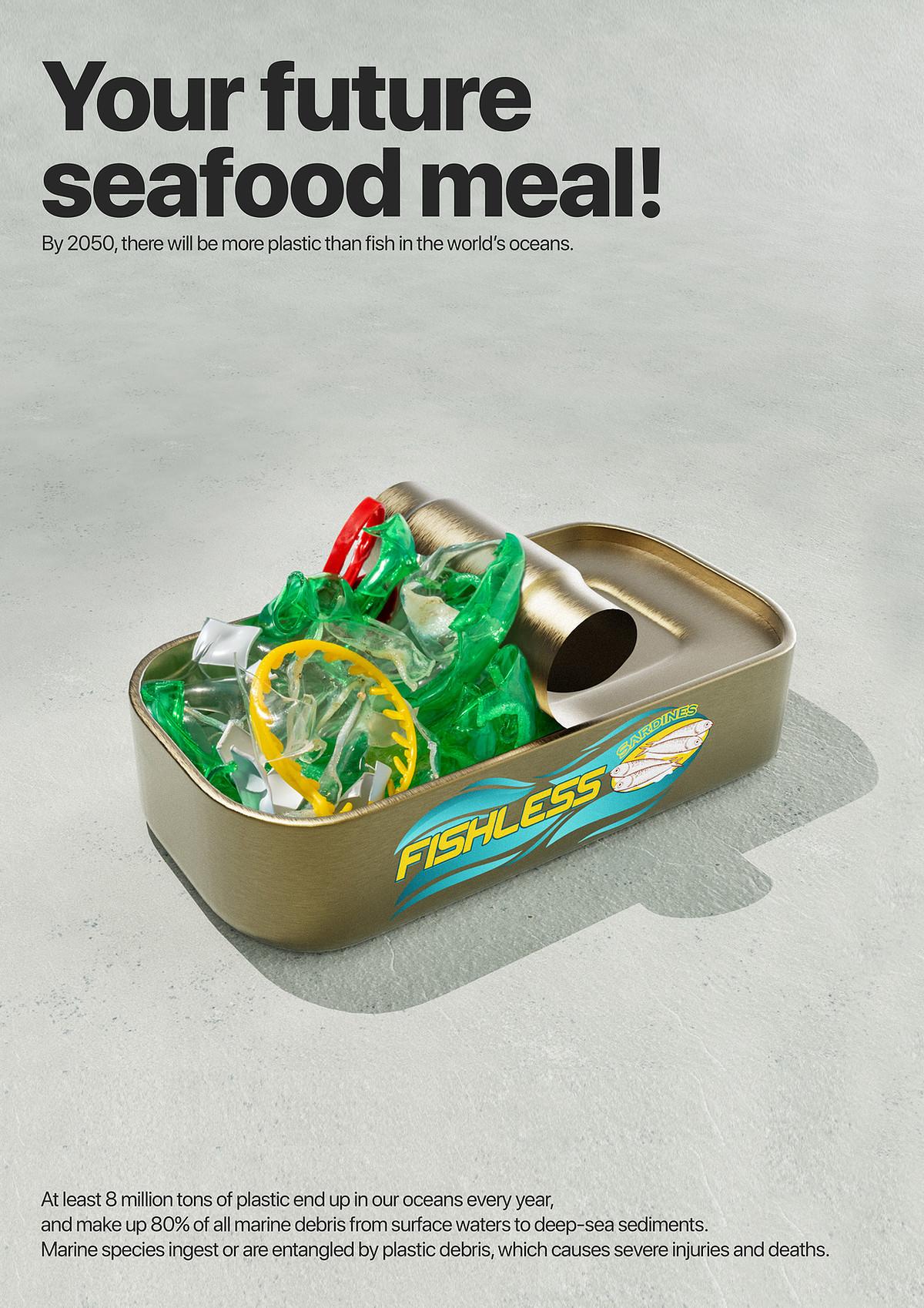 Moneim + Gado Print Ad - Your future seafood meal