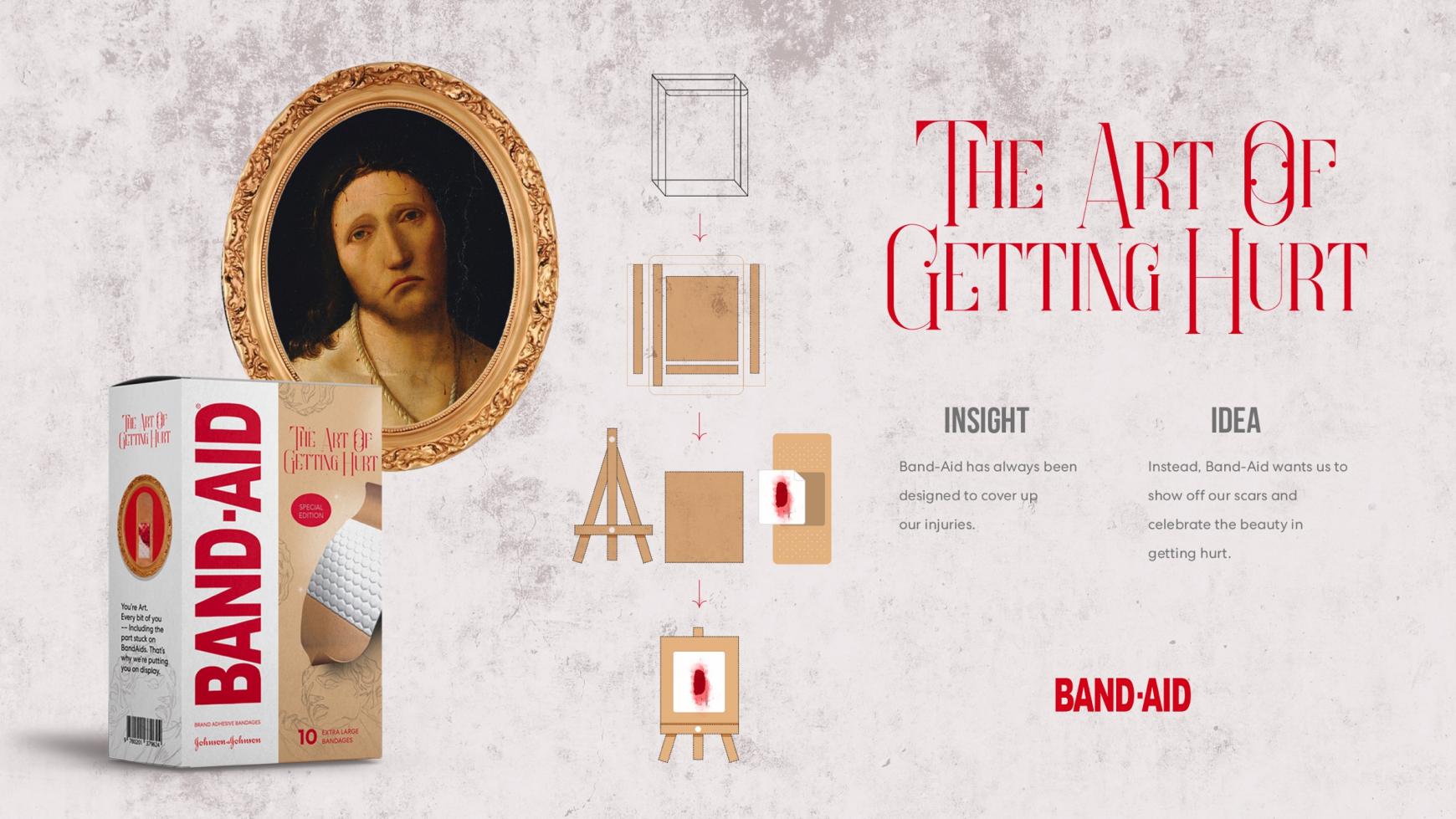 Band Aid Integrated Ad - The Art Of Getting Hurt