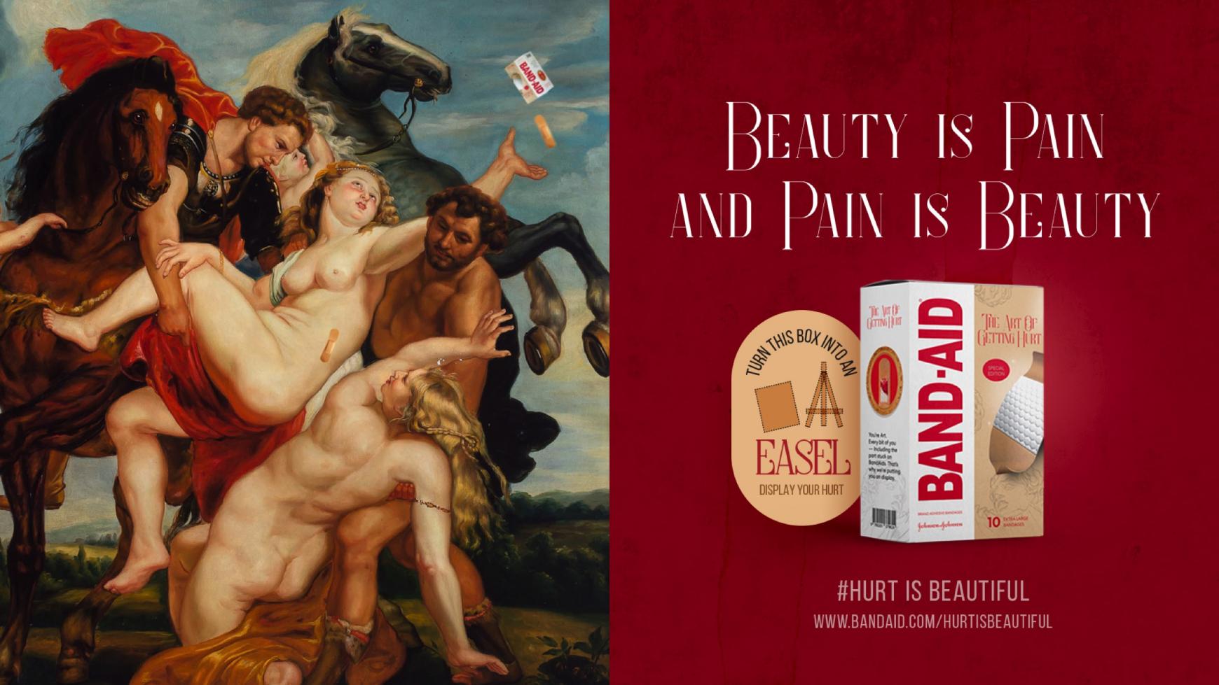 Band Aid Integrated Ad - The Art Of Getting Hurt