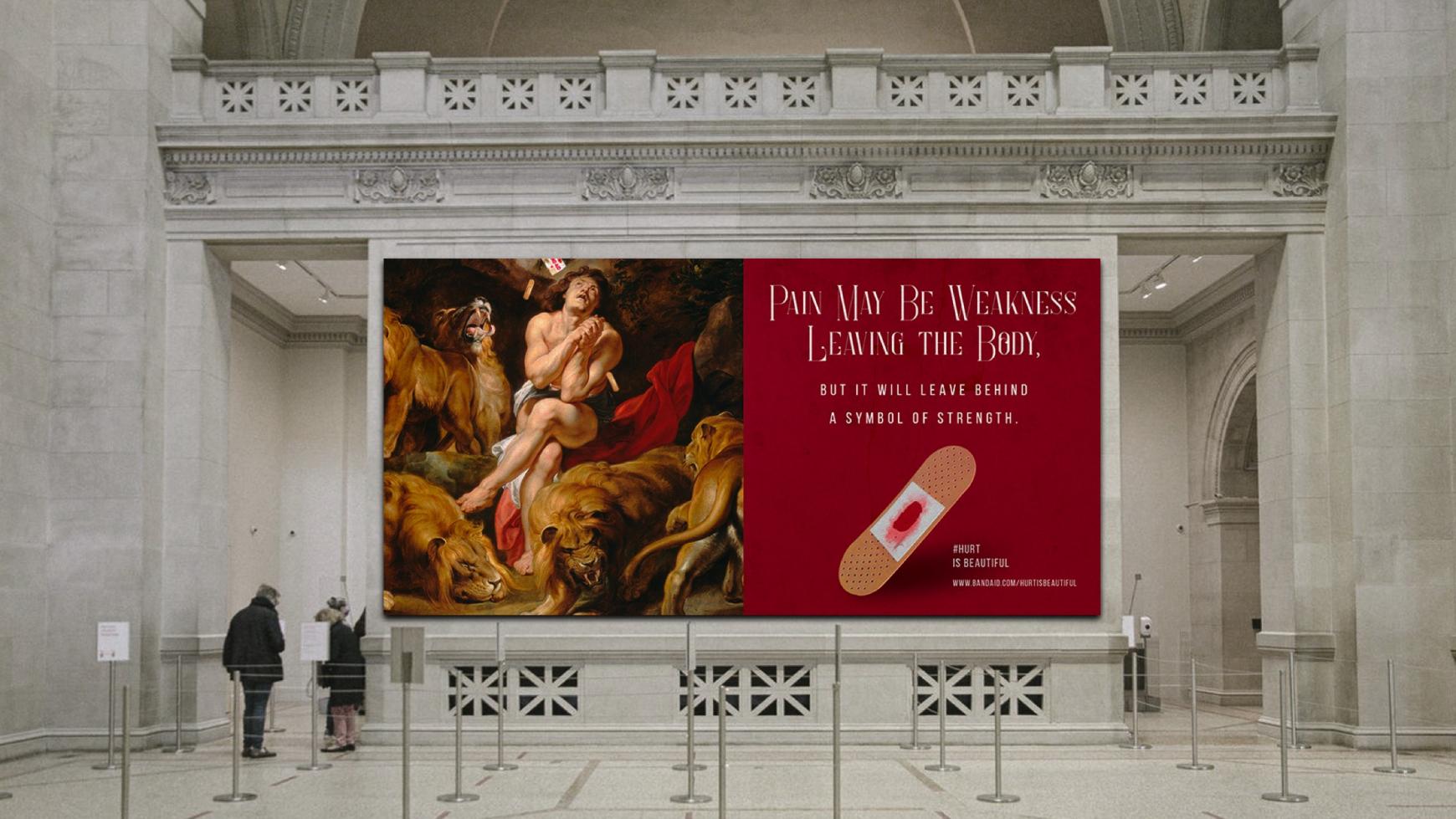 Band Aid Integrated Ad - The Art Of Getting Hurt