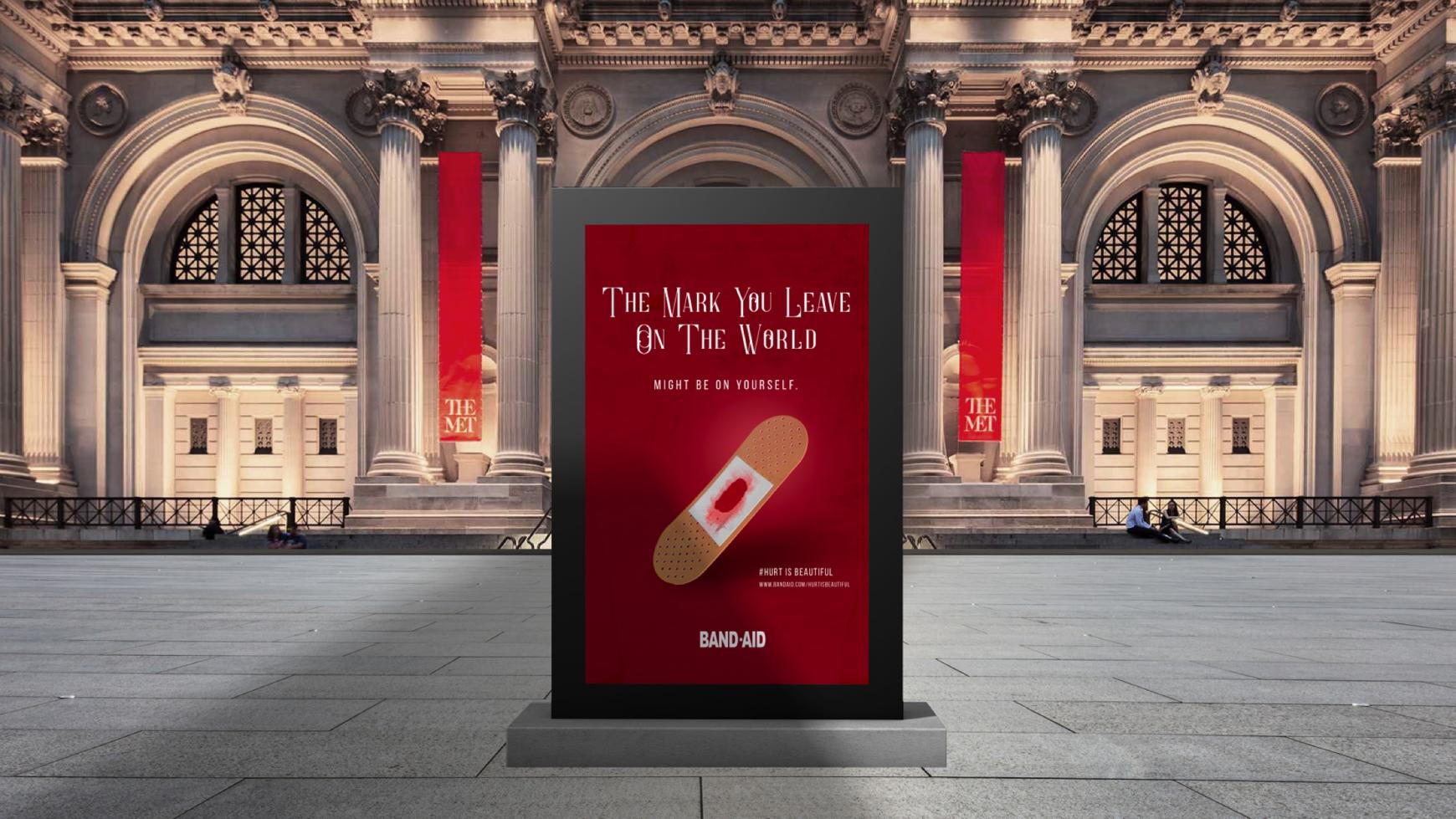 Band Aid Integrated Ad - The Art Of Getting Hurt