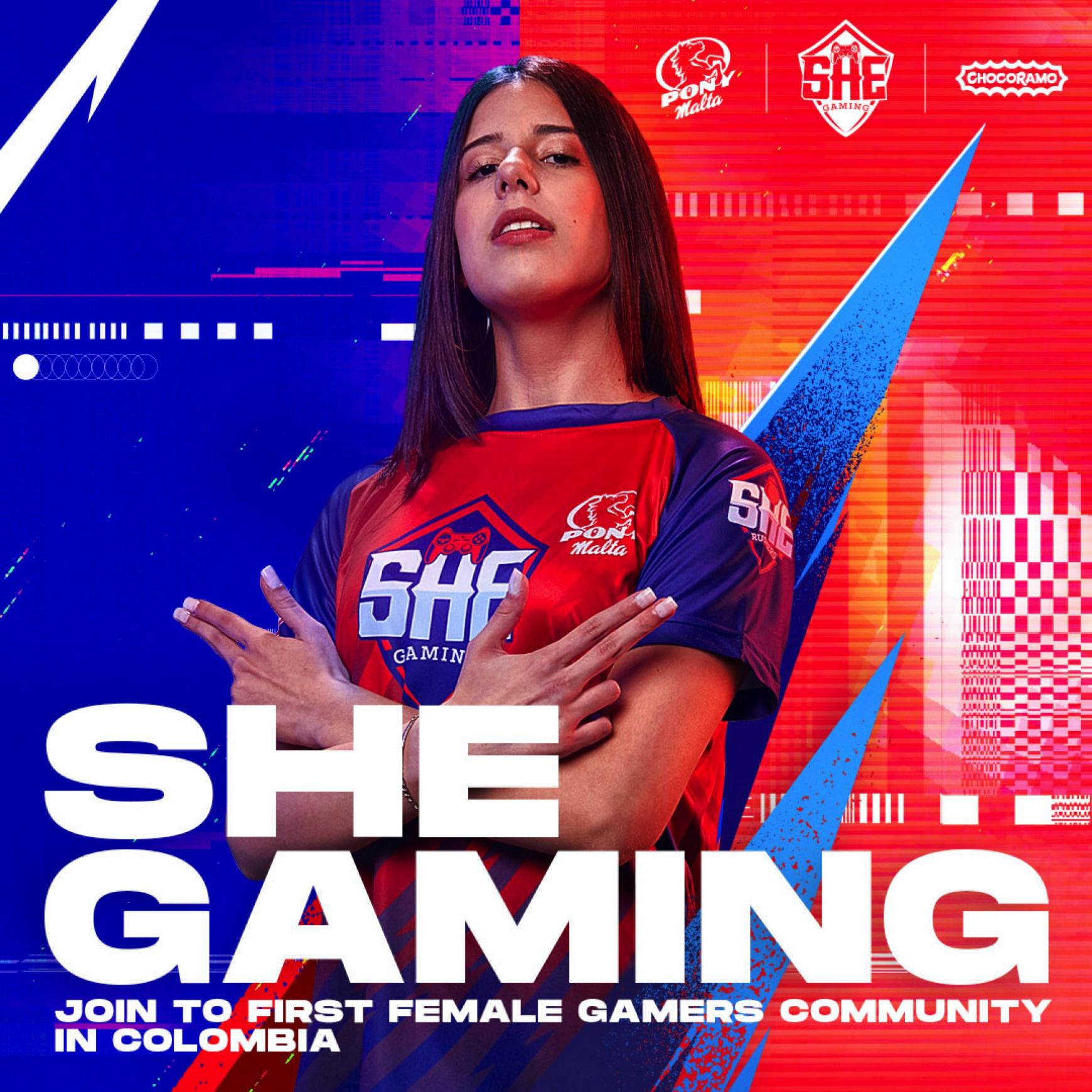 Advertisement by MullenLowe Group, Colombia Pony Malta Digital Ad - She Gaming