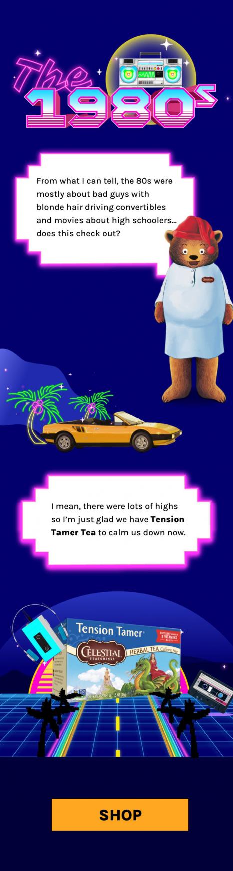 Celestial Seasonings Integrated Ad - The Sleepytime Bear Awakens to a Digital World!