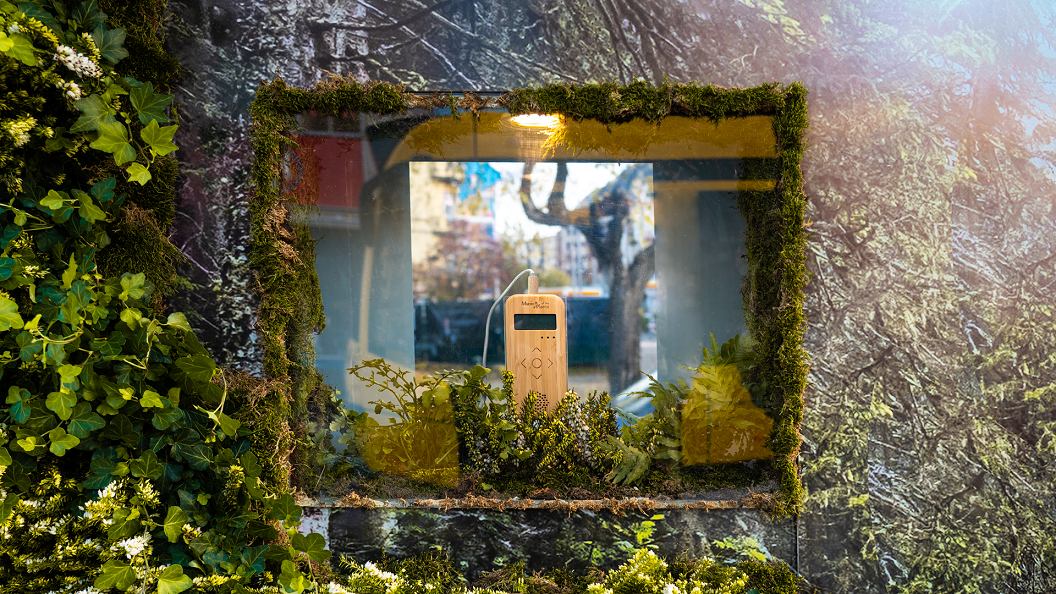 E.ON Hungary Group Outdoor Ad - Budapest tram stops feature music generated by living plants