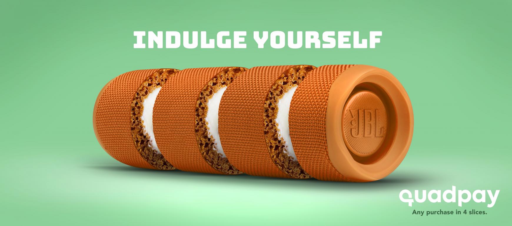 Quadpay Integrated Ad - Indulge Yourself