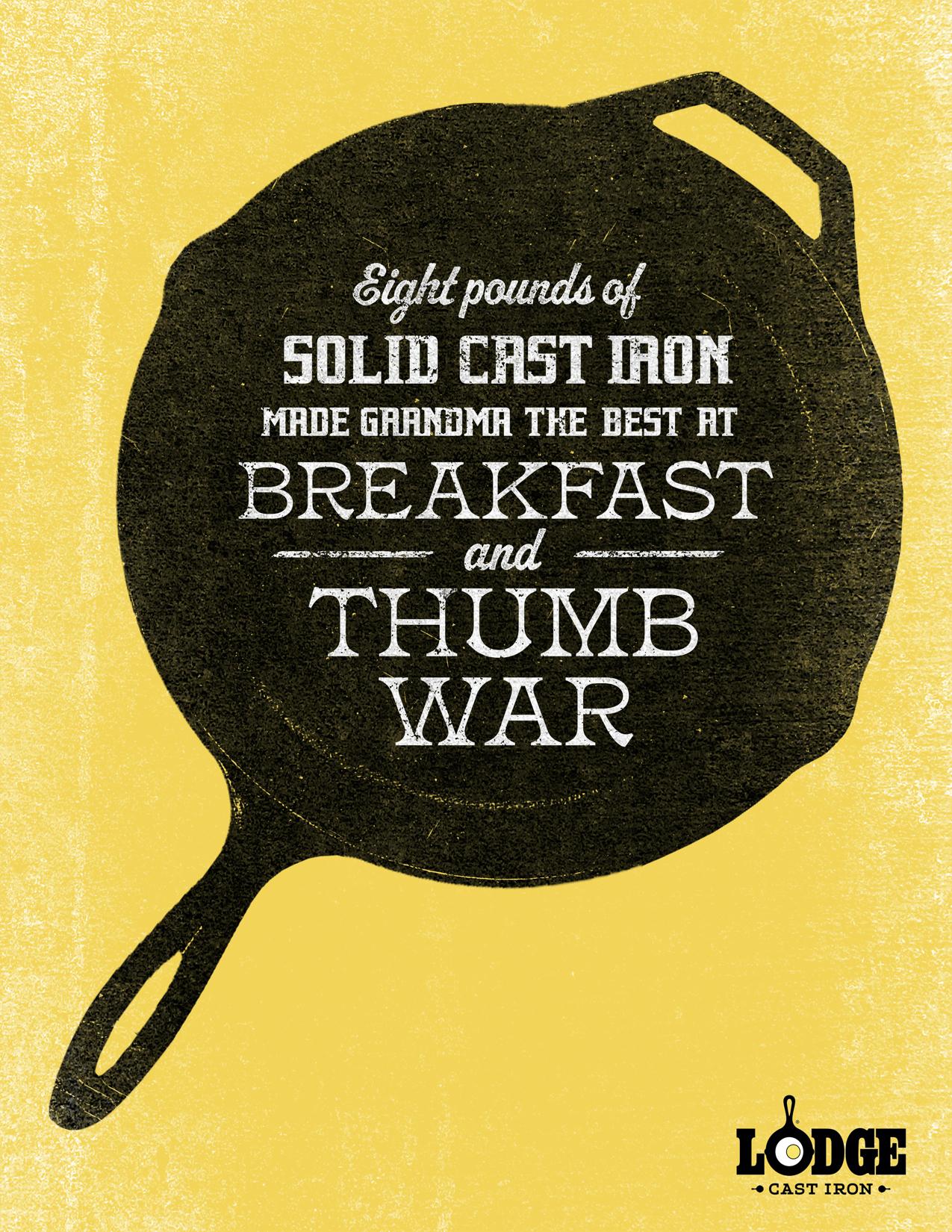 Lodge Print Ad - Lodge Cast Iron Skillet