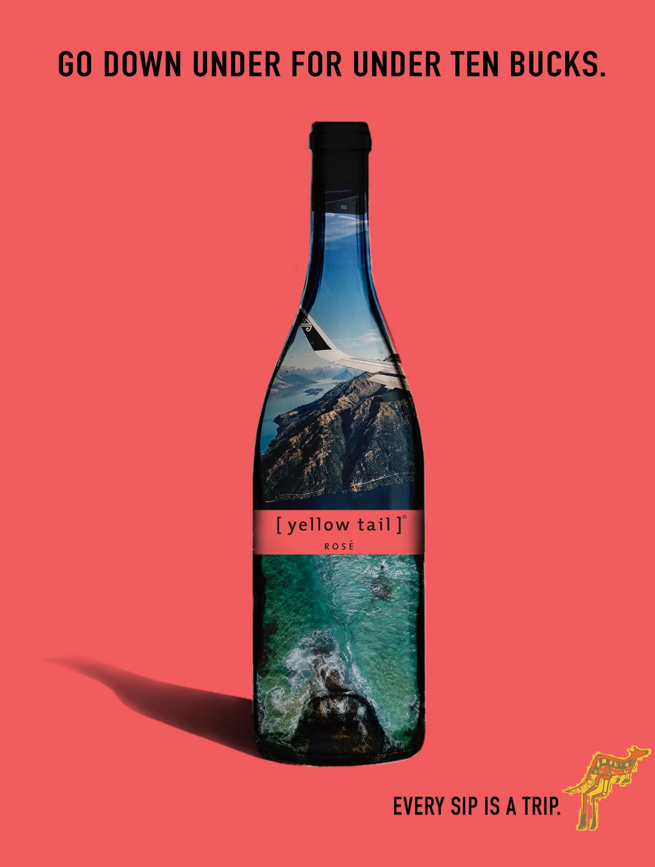Yellowtail Print Ad - Every Sip is a Trip