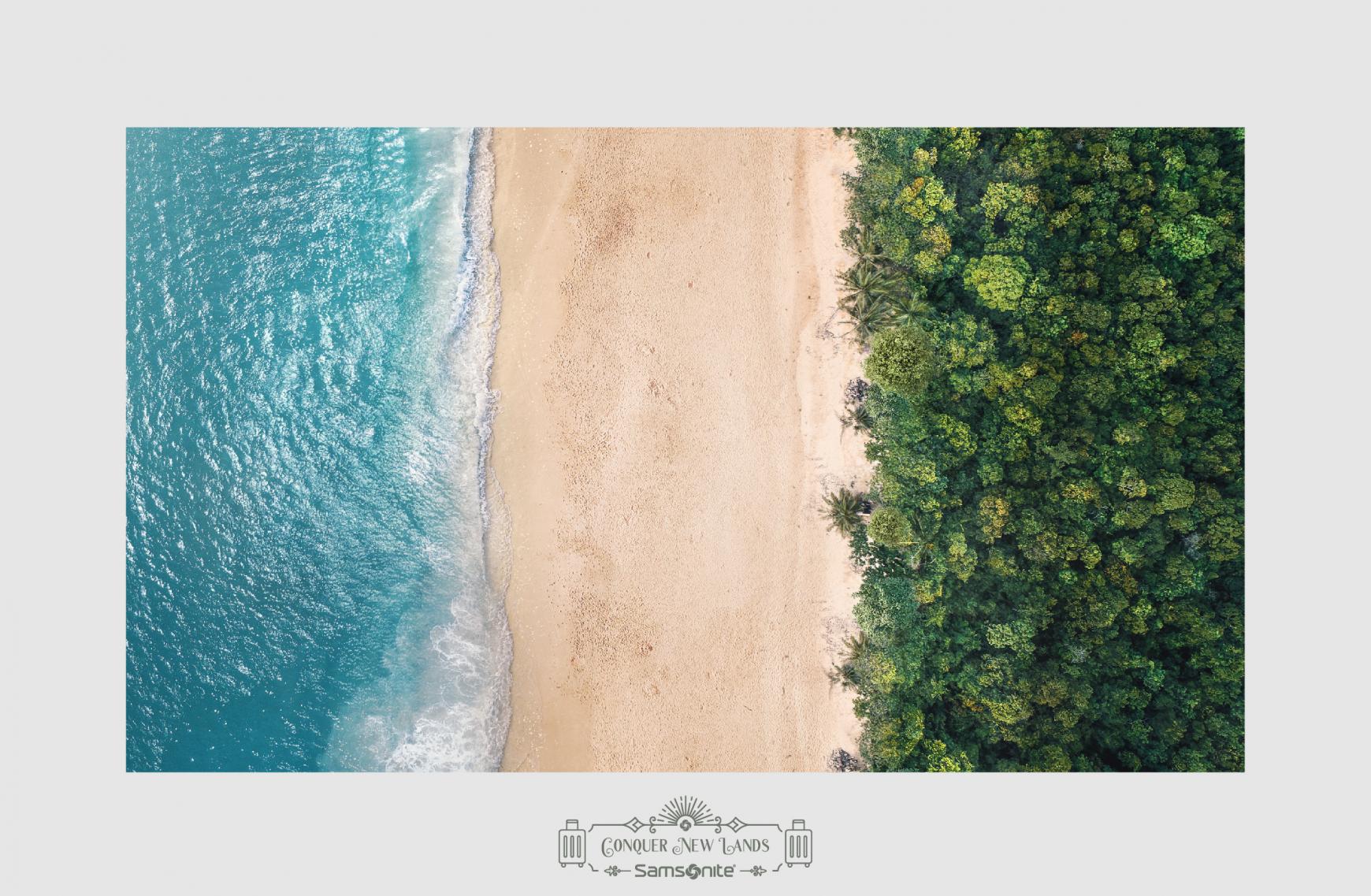 Samsonite Print Ad - Conquer New Lands