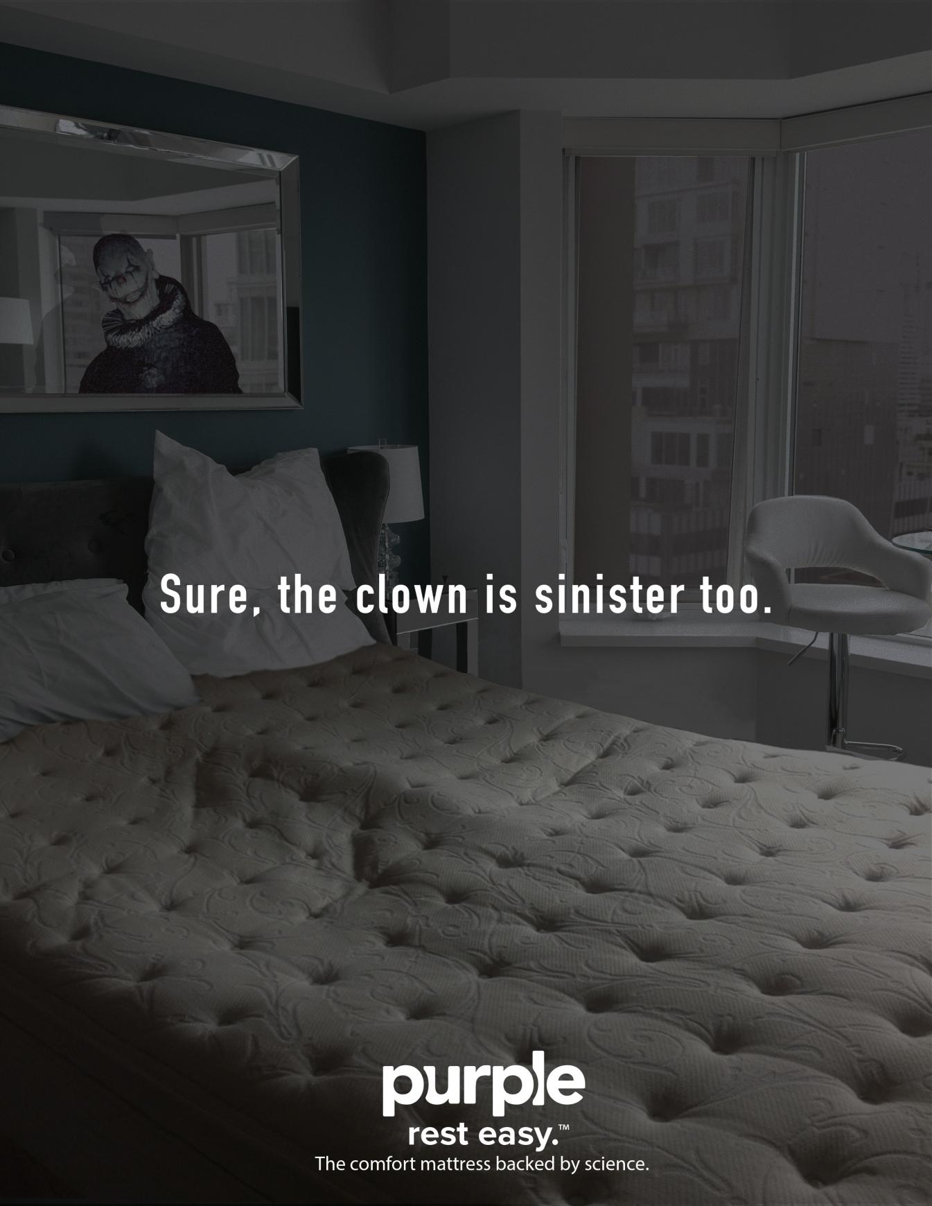 Purple Mattresses Integrated Ad - Rest Easy
