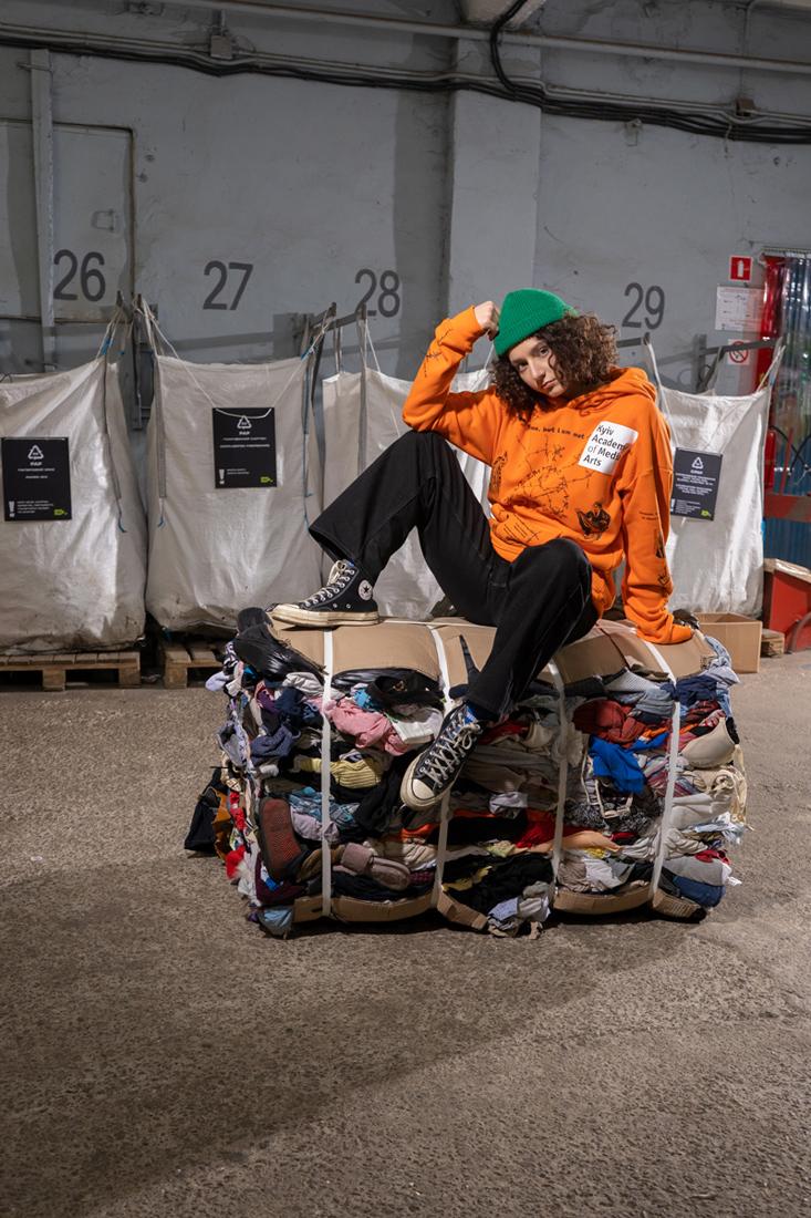 Laska Charity Store Integrated Ad - Laska Upcycle Merch
