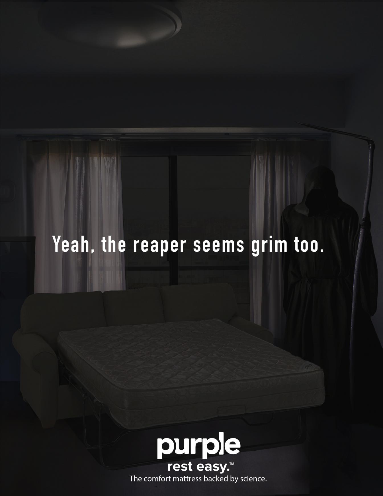 Purple Mattresses Integrated Ad - Rest Easy