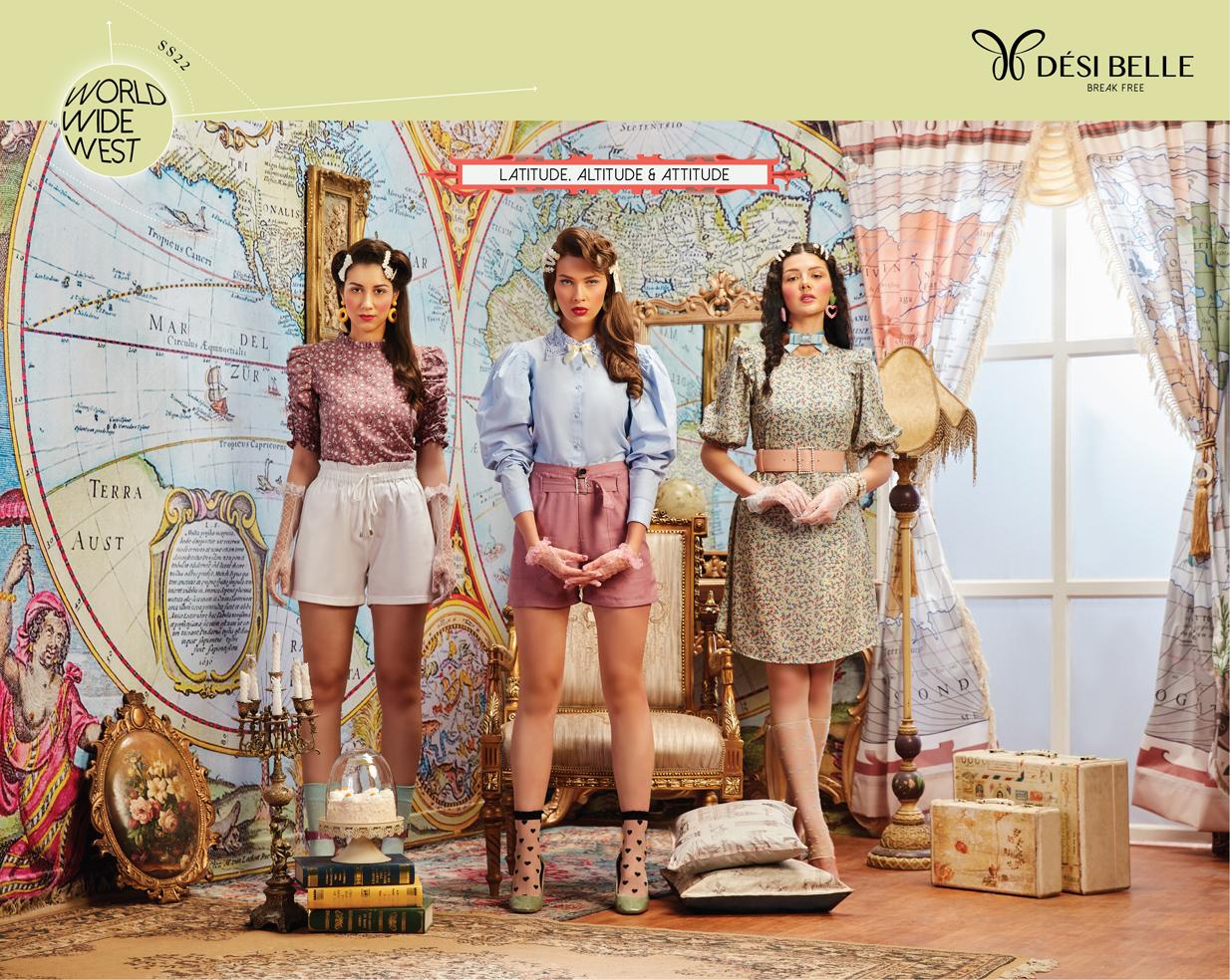 Desi Belle Print Ad - World Wide West