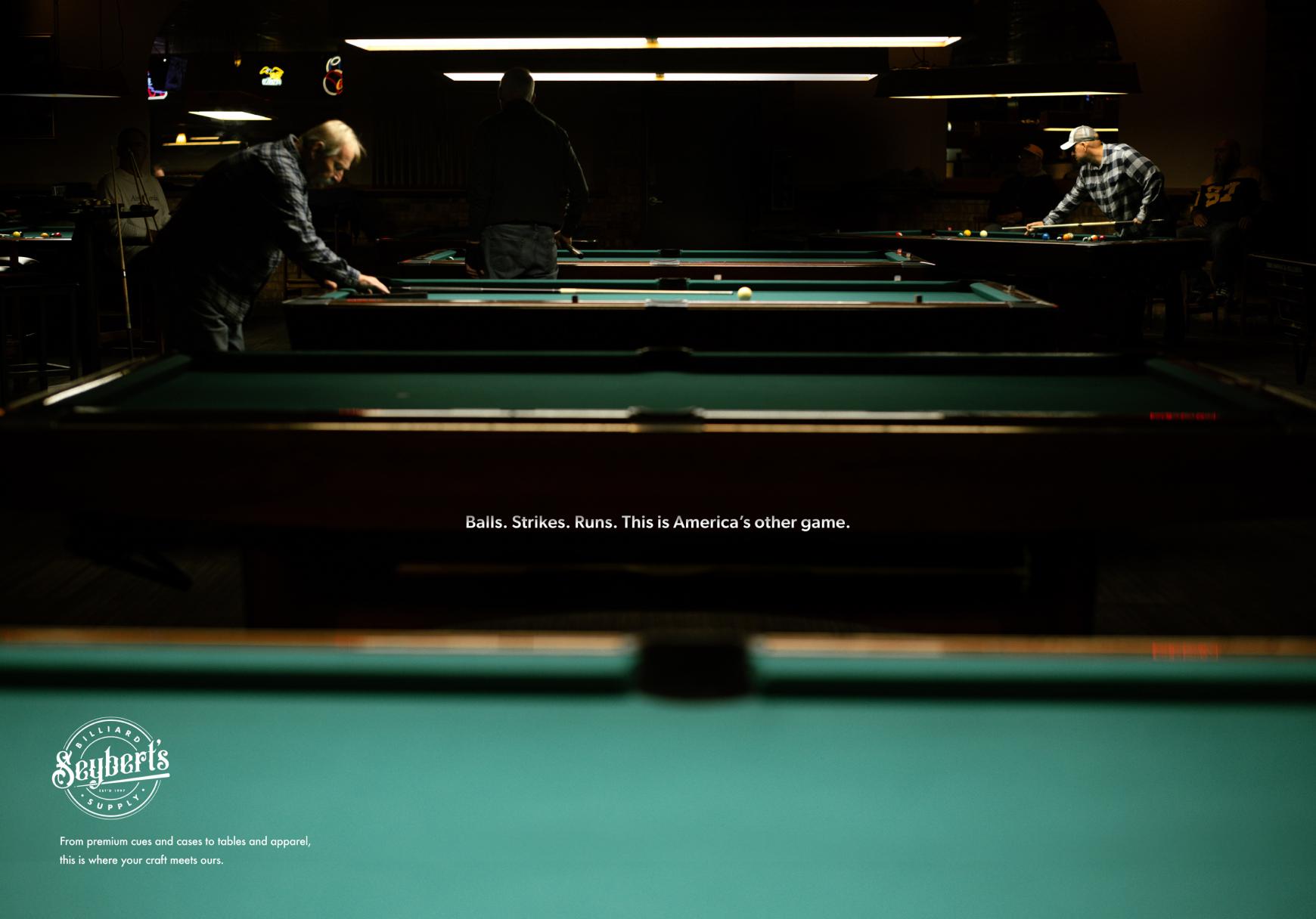 Seybert's Billiards Supplies Print Ad - Craft