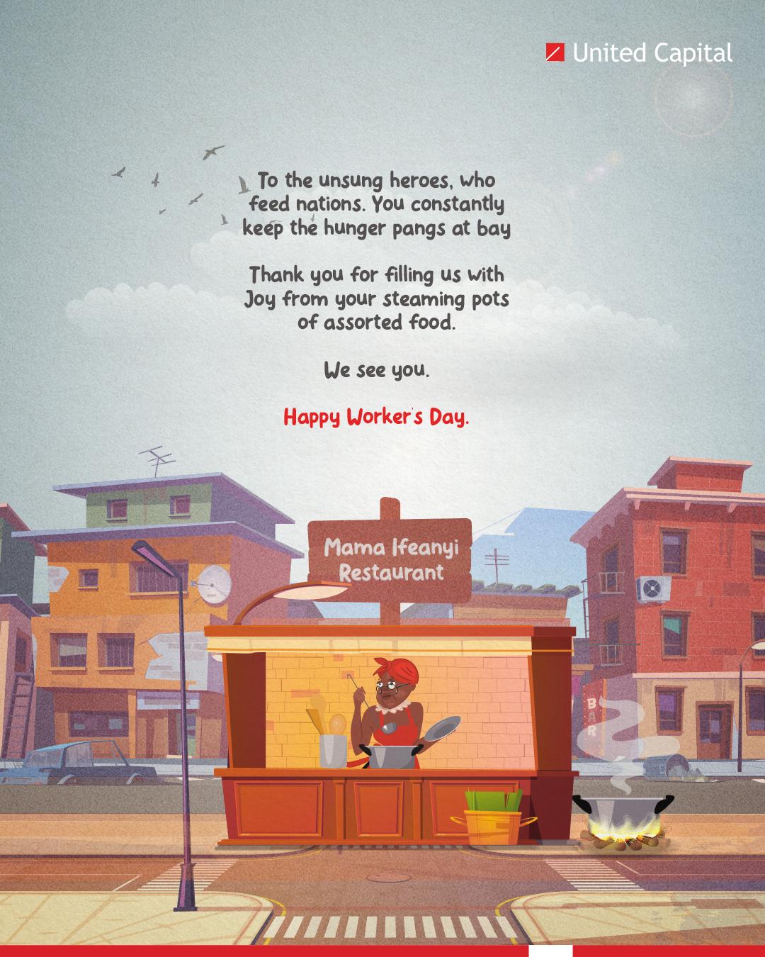 United Capital Digital Ad - To The Unsung Heroes - Happy Worker's Day