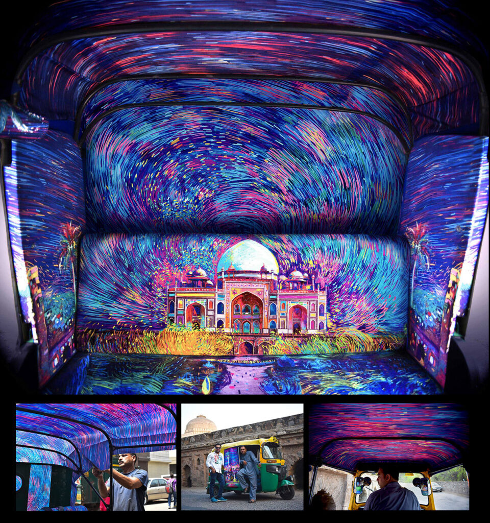 Nash8 Delhi Rickshaw Taxi Fabric